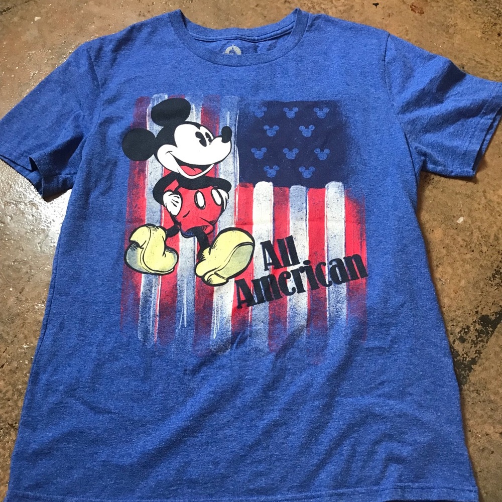 Mickey Mouse tee shirt blue - Picture 1 of 2